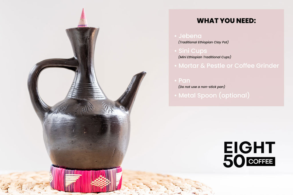 Jebena Brew Guide ( Ethiopian Coffee Ceremony Prep)